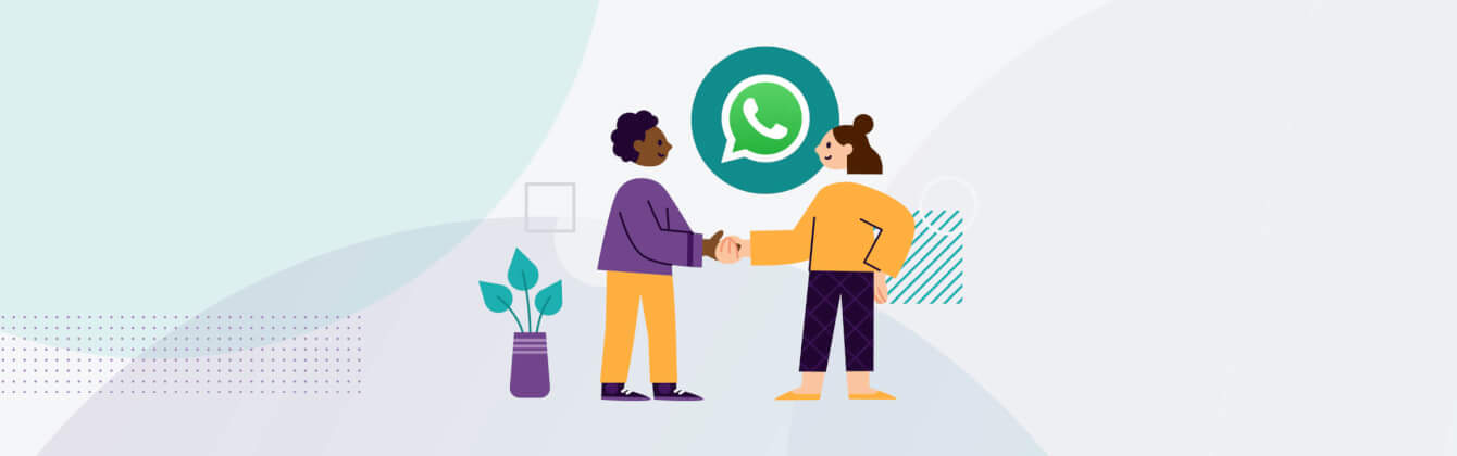 Ilustración sobre el uso de Whatsapp