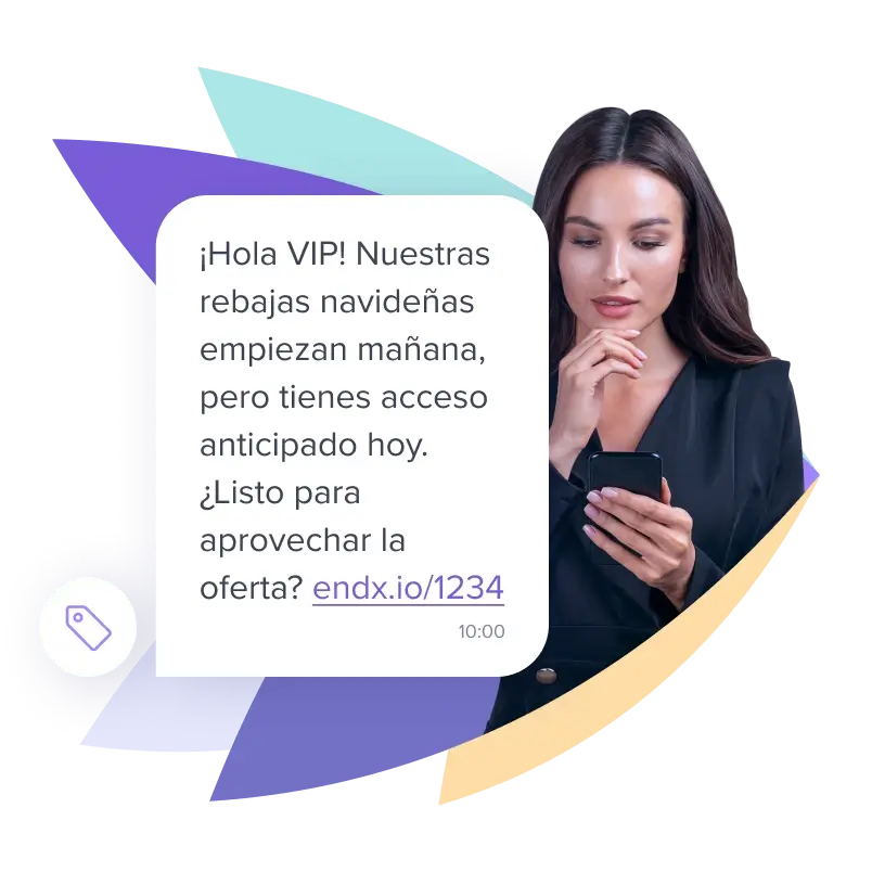 ejemplo de mensaje de retail